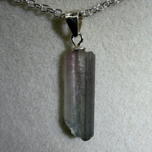 Natural Raw Tourmaline Pendant: Amazing Crystal Necklace, Beautiful And Rare Crystal Jewelry image 5