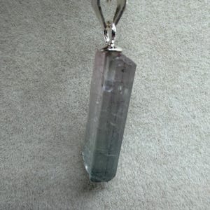 Natural Raw Tourmaline Pendant: Amazing Crystal Necklace, Beautiful And Rare Crystal Jewelry image 11
