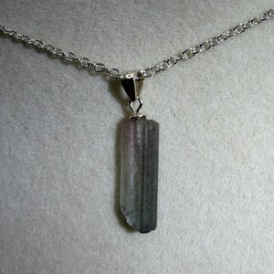 Natural Raw Tourmaline Pendant: Amazing Crystal Necklace, Beautiful And Rare Crystal Jewelry image 10
