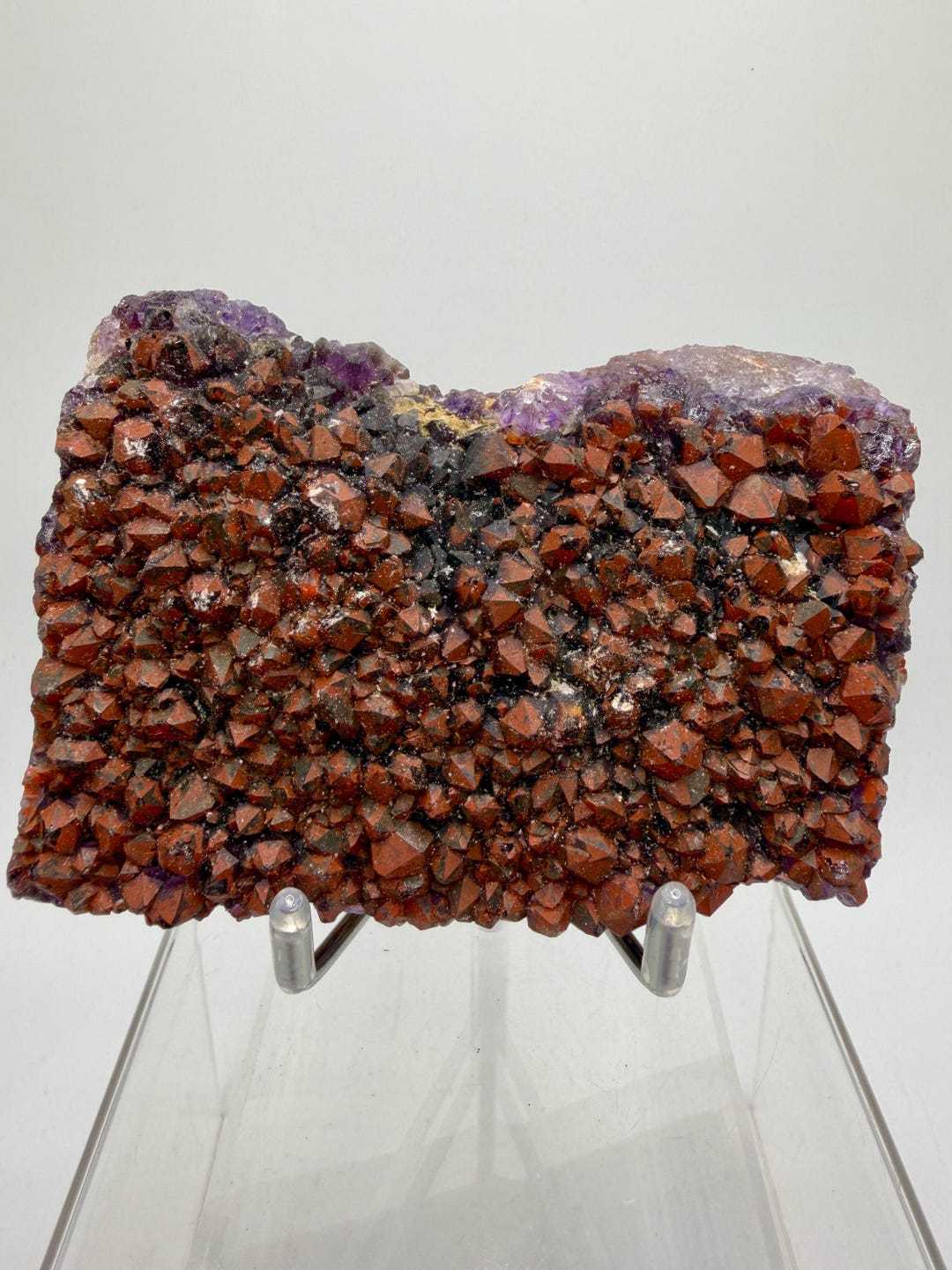 Auralite Crystal Specimen Rare Brazilian Red Amethyst Cluster Beautiful ...