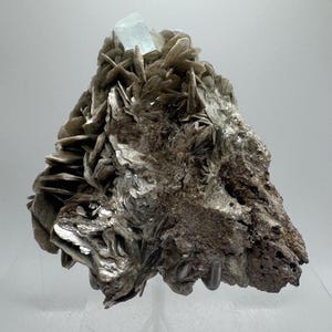 Gorgeous Aquamarine And Muscovite Specimen. Beautiful High Quality Crystal With Amazing Termination. Very Pretty Display Crystal. image 1