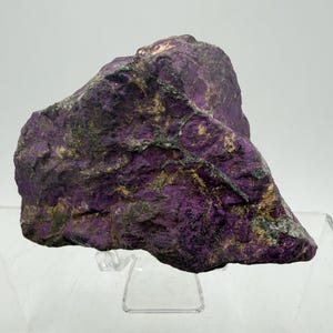 Raw Purpurite Mineral Specimen: Rare Purpurite Display Crystal From Erongo Namibia Beautiful Purple Mineral