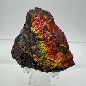 Iridescent Turgite Specimen: Rainbow Hematite Goethite Mineral, Chihuahua Mexico