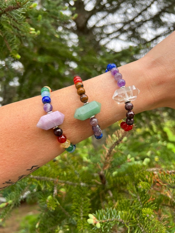 Rainbow Chakra Beads Adjustable String Bracelets 1 Bracelet