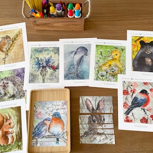 Animal Counting Puzzle: Forest School Skip Counting Worksheet (Digital Download)