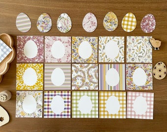Easter Eggs Pattern Matching, Toddler Easter Busy Book, Easter Basket Gift, Toddler Pattern Match, Easter Egg Hunt, Montessori Printable PDF