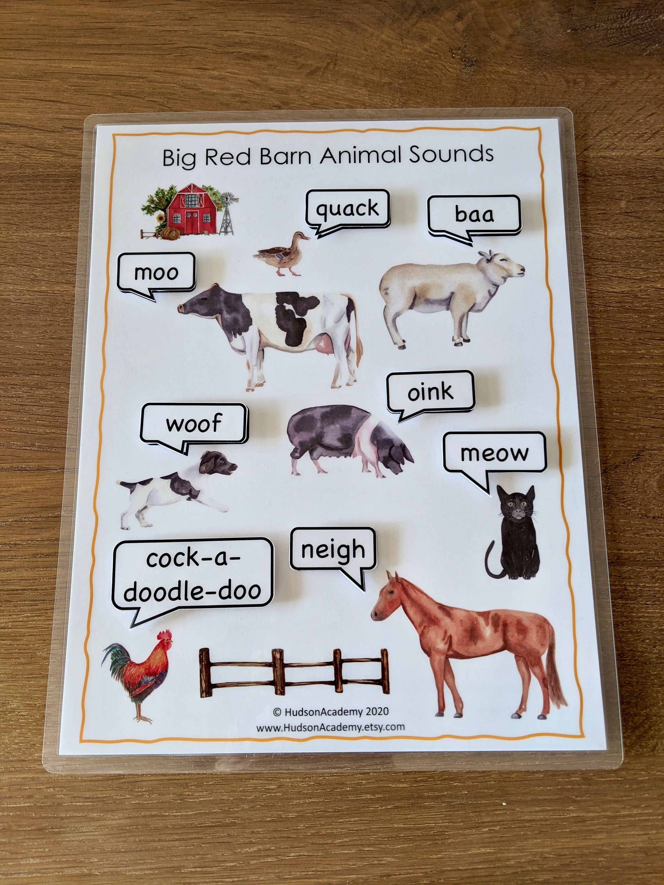 Animal Sounds Matching Farm Animals Busy Binder Preschool - Etsy Animal Sounds Matching Farm Animals Busy Binder Preschool - Etsy