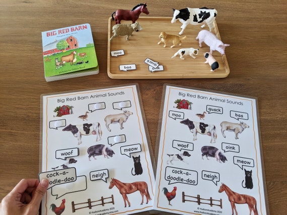 Buy Animal Sounds Matching Farm Animals Busy Binder Preschool Online in India - Etsy Buy Animal Sounds Matching Farm Animals Busy Binder Preschool Online in India - Etsy