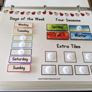 Perpetual Calendar Circle Time Printable Perpetual Calendar | Etsy ...