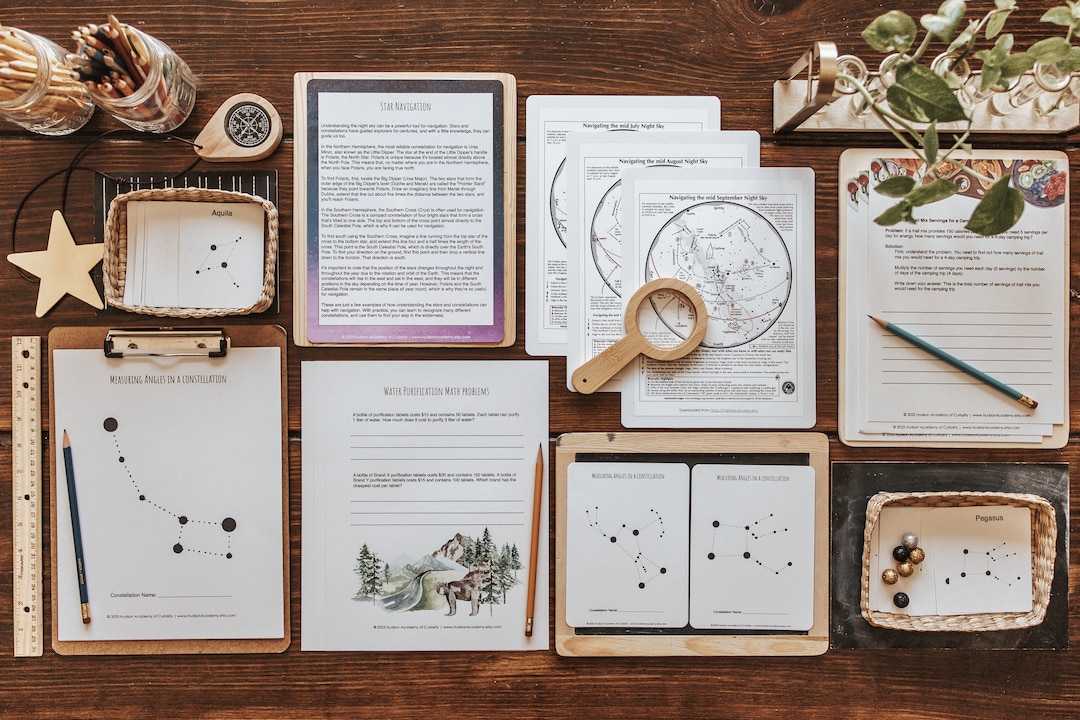 Outdoor Survival Skills Themed Math Unit, Camping Themed Math