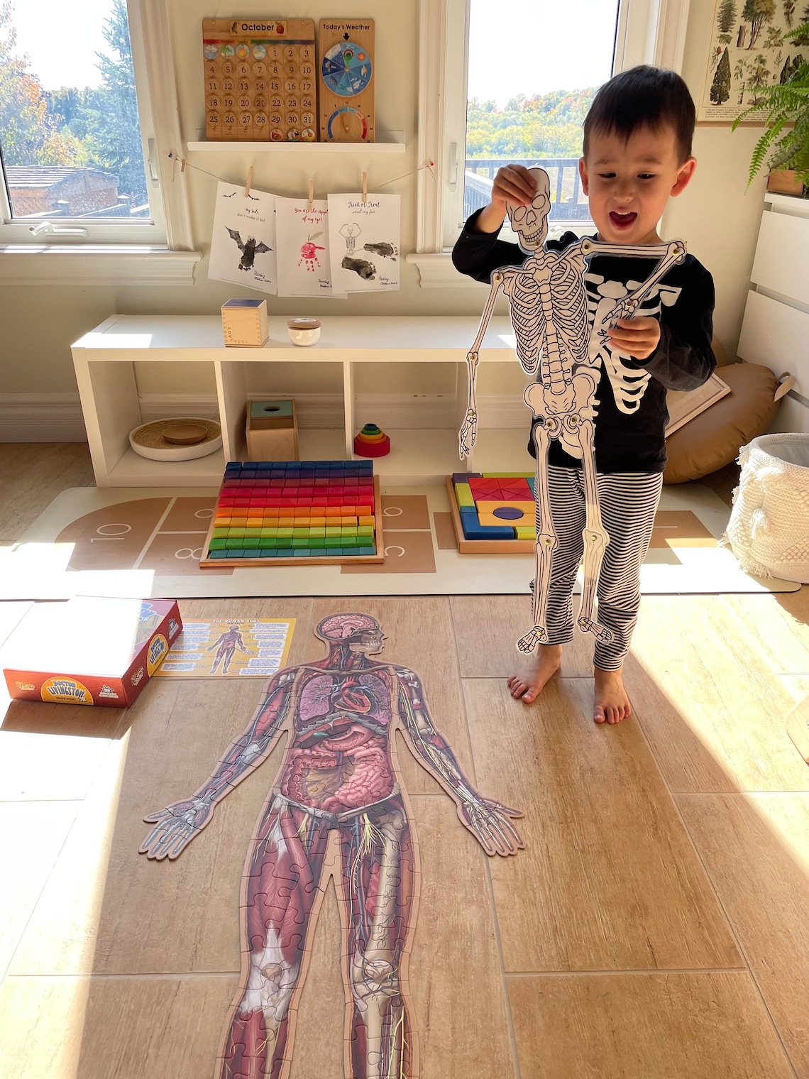 Movable Skeleton DIY Printable Halloween Skeleton Craft - Etsy