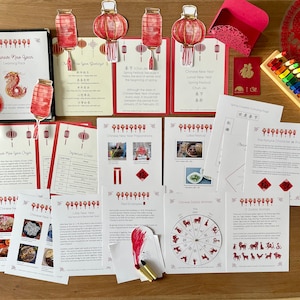 Lunar New Year Learning Pack: Zodiac Animals & Games (Printable)