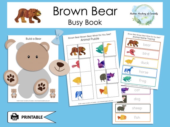 Make Your Own Brown Bear, Brown Bear Book - Frugal Fun For Boys and Girls