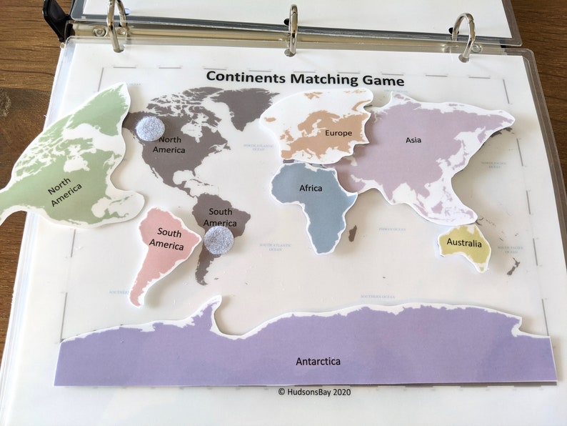busy book printable world map for preschool and kindergarten etsy