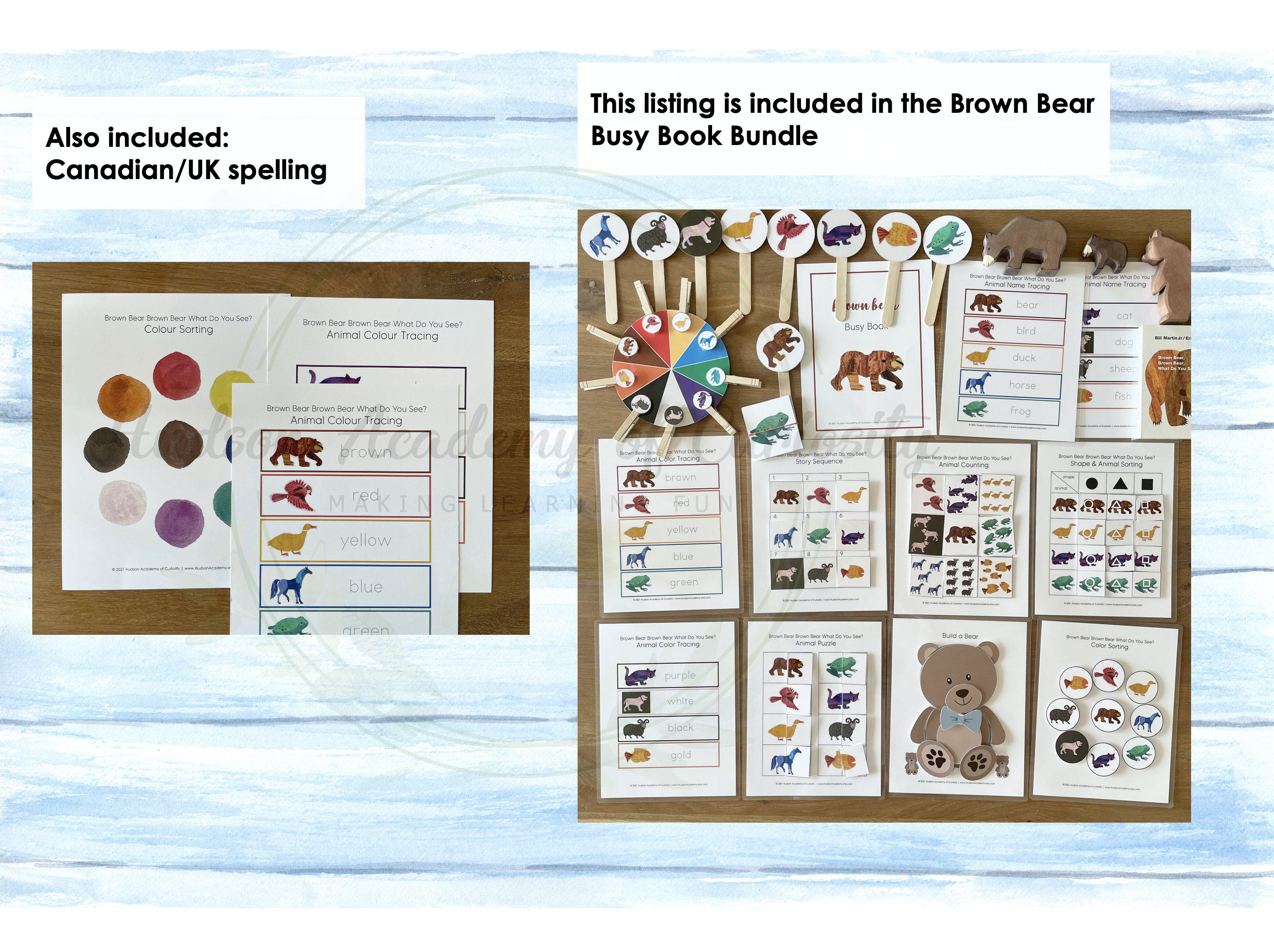 Toddler Busy Book, Brown Bear Brown Bear What Do You See