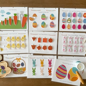Easter Busy Book Bundle: Toddler Learning Activities (Digital Download)