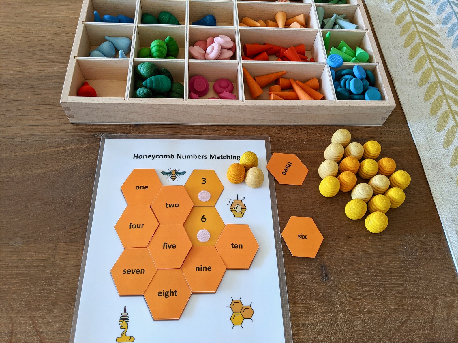 Numbers Matching Printable Busy Book Worksheet Etsy