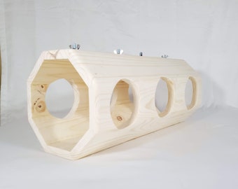 Chinchilla ledge shelf Long Octagon Sky Tunnel Kiln dried Pine