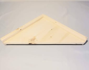 Chinchilla Corner Ledge Shelf 17 Inch Kiln Dried Pine Wood