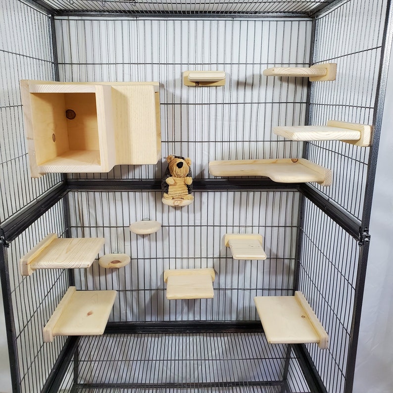 Chinchilla Corner Hide Ledge Shelf 13 Item Bundle Hide Kiln Etsy