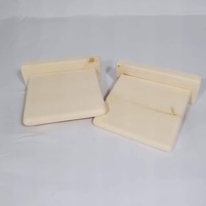 Chinchilla ledge shelf 6-inch with poop guard kiln-dried pine (2-pack )