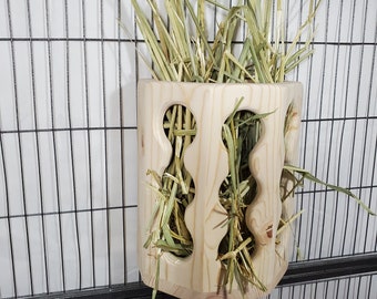Chinchilla Hay Feeder ledge, Rabbits, Guinea pigs and Degus Kiln Dried Pine
