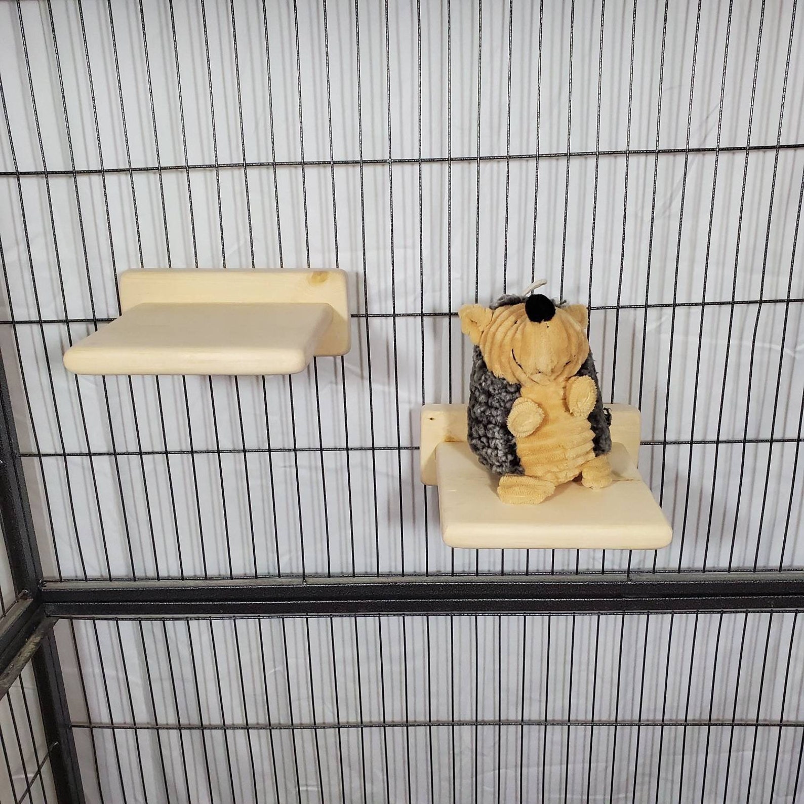 Chinchilla Ledge Shelf 6inch With Poop Guard Kilndried Pine Etsy