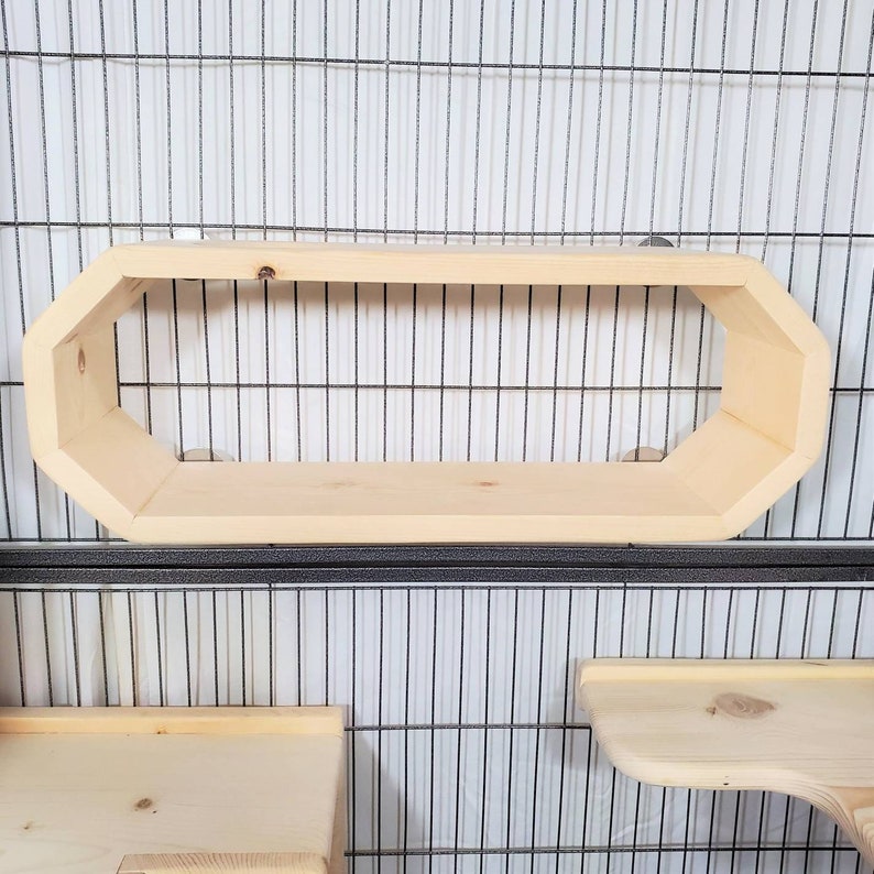 Chinchilla Ledge Shelf Octagon 19 Inch Long Kiln Dried Pine Etsy
