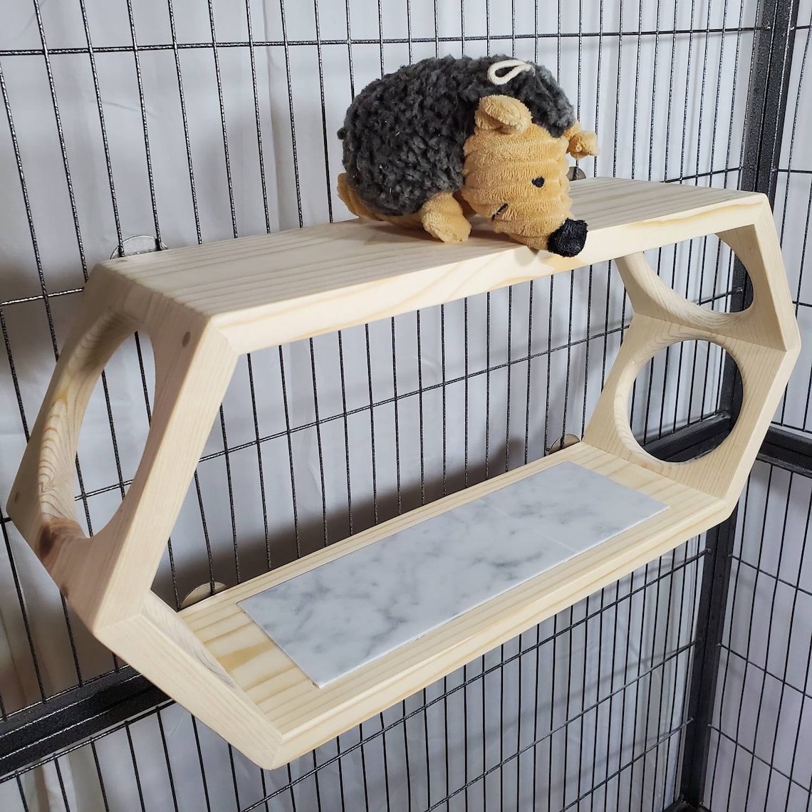 Chinchilla Hexagon Bundle Ledge Shelf Kiln Dried Pine Wood Etsy