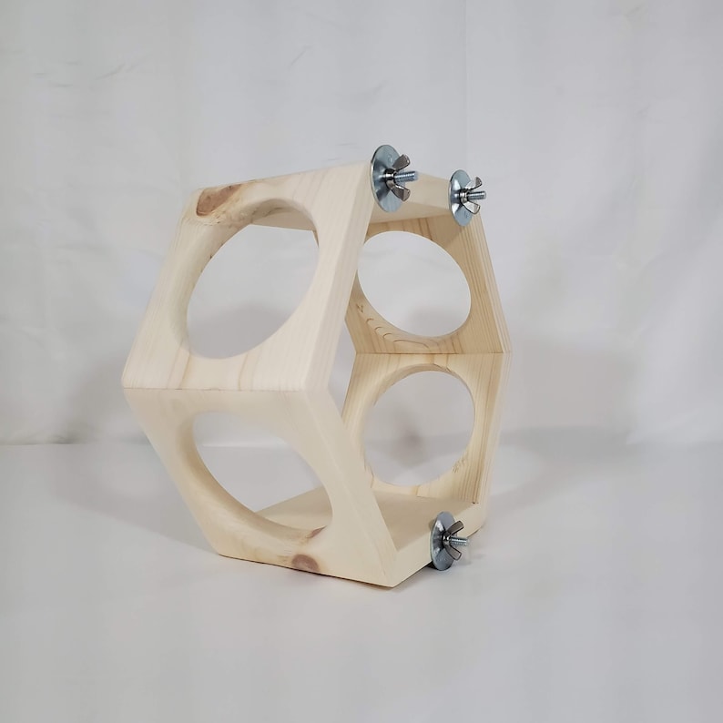 Chinchilla Small Hexagon Bundle Ledge Shelf Kiln Dried Pine Etsy