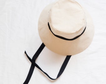 Summer Holiday Hat Denim Bucket Hat - Classic Ivory