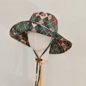 Wide Brim Cotton Sun Hat: Australian Made Beach Garden Hat Holiday Style Hat