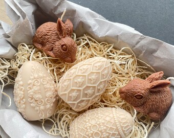 Ostern Geschenk Box Kerze Osterhase  Ostereier