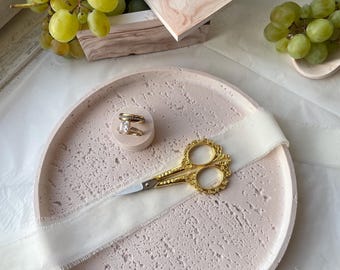 Stone look tray engagement tray ring tray Damat tepsisi Damat yüzük tepsisi kiz isteme engagement söz nisan optics ceramic