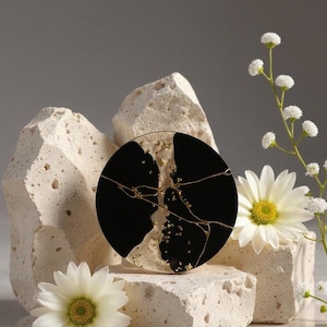 Resin art untersetzer Kintsugi coaster tasse