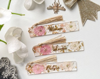 Bookmark personalized mother's day grandma anniversary gift gypsophila - farewell mother's day - name gift gifts for women