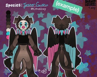 Fursona Reference Sheet Base Pack