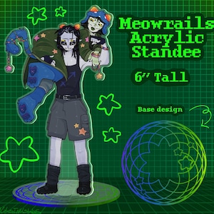 Figura acrílica de Nepeta y Equius de Homestuck // 6” // PREVENTA