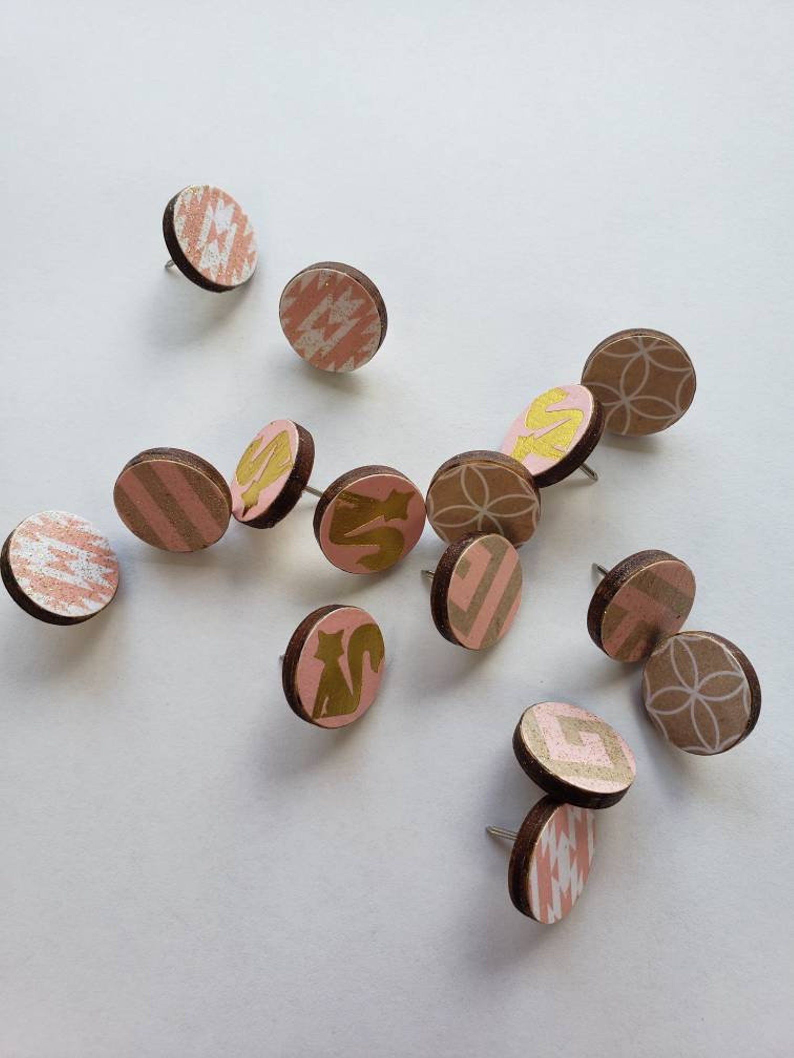 Funtacks Thumbtacks Decorative Thumb Tacks Home Office Etsy