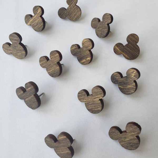 FUN-tacks Thumbtacks, Disney Mickey Inspired, Decorative Thumb Tacks, Home, Office Supplies, Tacs, School Supply, Teen, Dorm Room, Push Pin