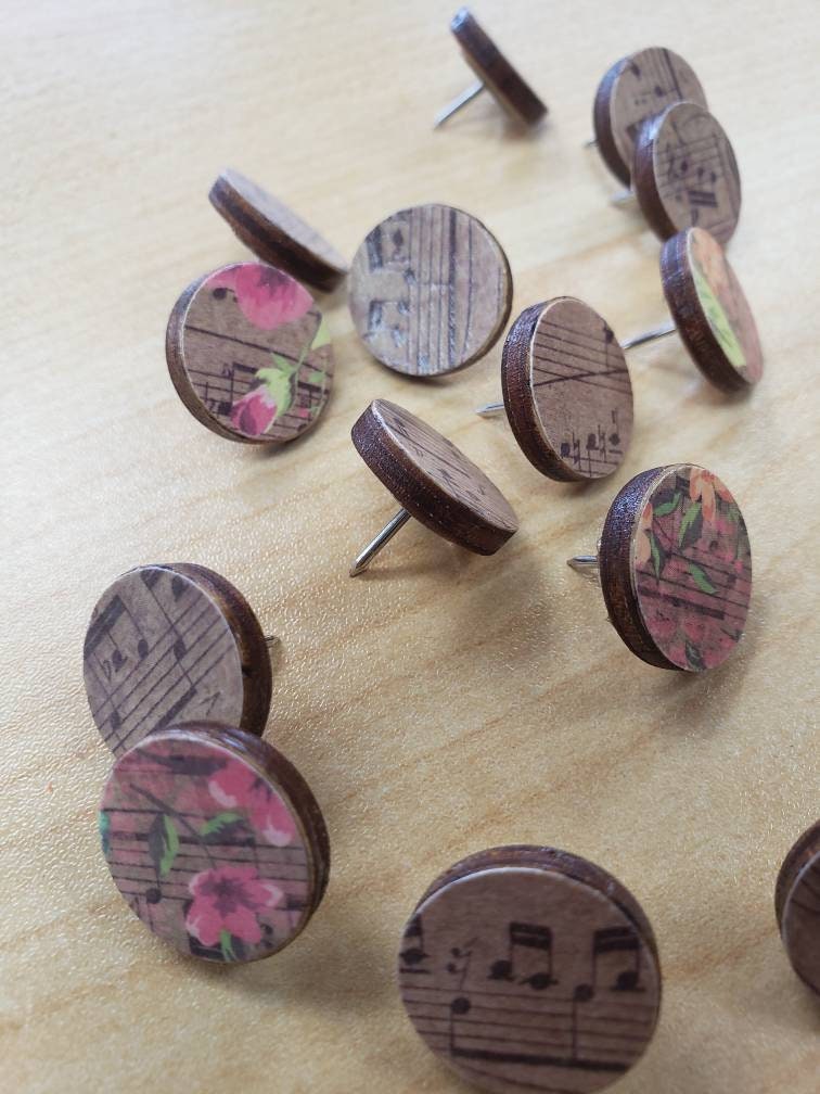 Funtacks Thumbtacks Decorative Thumb Tacks Home Decor Etsy