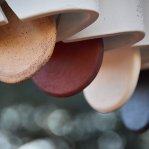 Ceramic Wind Chime for Housewarming Gift I Modern Garden Decor and Outdoor Gifts