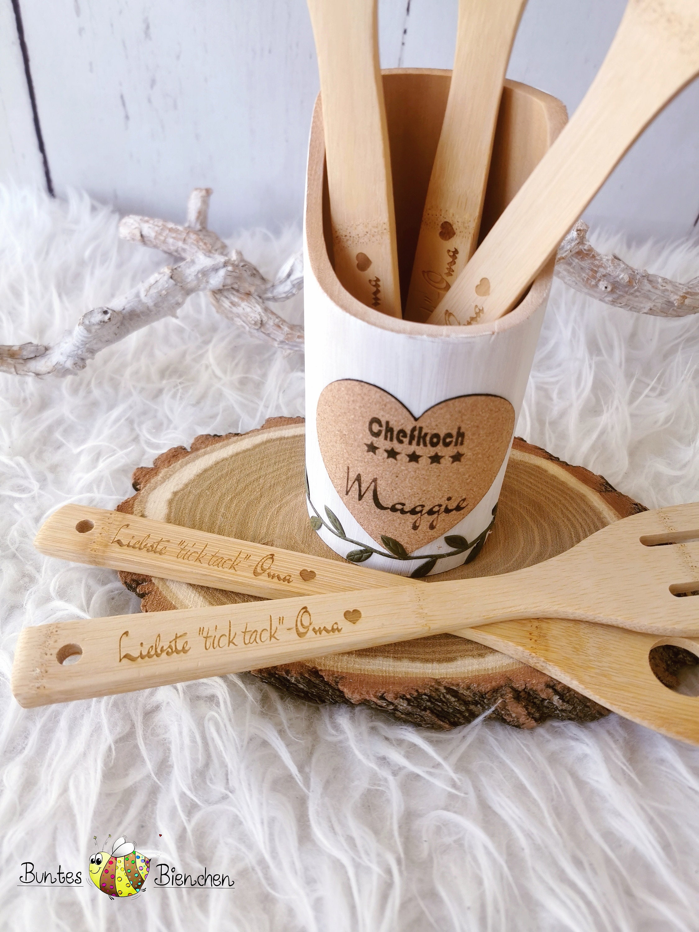 Kochset personalisiert Küchenset Küchenhelfer | Etsy