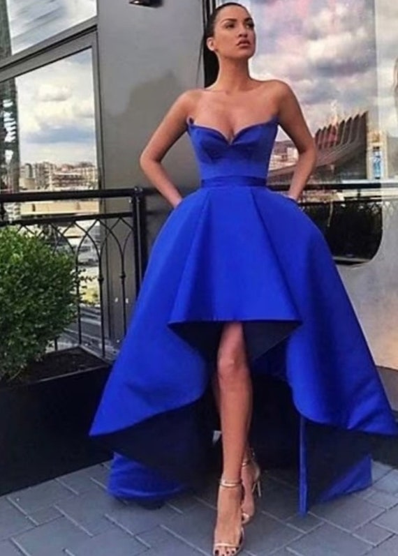 Very decent and beautiful dresses of royal blue color & different