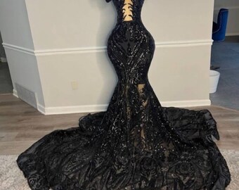 Luxury senior prom dress,homecoming dress,extra train,bridesmaids dress,African women wedding dress,evening lace dress,prom dress