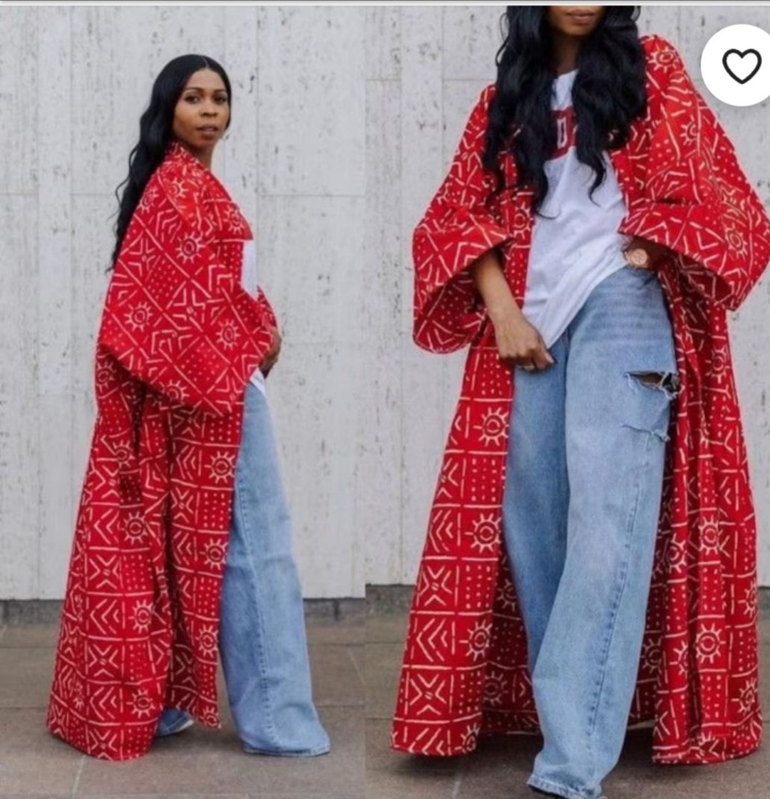 Ethic Jacket, African Kimono Dress,african Print Kimono Jacket,ankara ...
