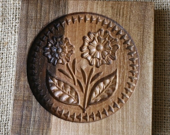 Gingerbread mold, Honey cake mold, springerle, spekulatius wooden mold, hand carved