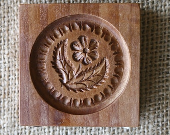 Gingerbread mold, Honey cake mold, springerle, spekulatius wooden mold, hand carved -little size