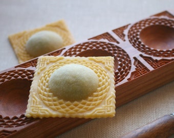 Ravioli board, Fresh Pasta board, Filled cookie wooden  Board, Braid pattern