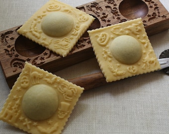 Ravioli board, Fresh Pasta board, Filled cookie wooden  Board, Halloween pattern